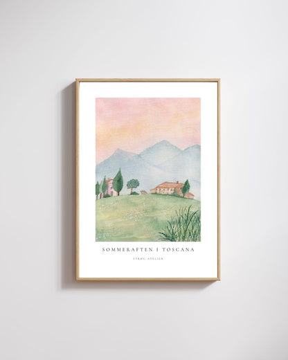 Sommeraften i Toscana